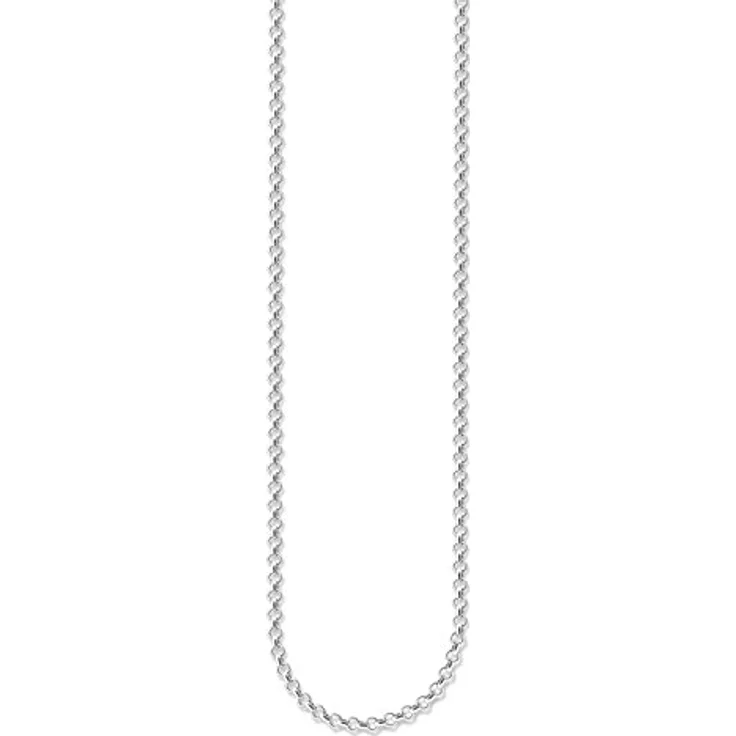 Thomas Sabo Charm Club Unisex-Charm-Kette, runde Gliederkette aus 925er Sterlingsilber, X0001-001-12 – Bild 1