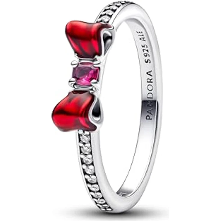 PANDORA Damen-Silberring Disney Schneewittchen mit Zirkonia und Kristall, Ringgröße 50/15,9 – Bild 1