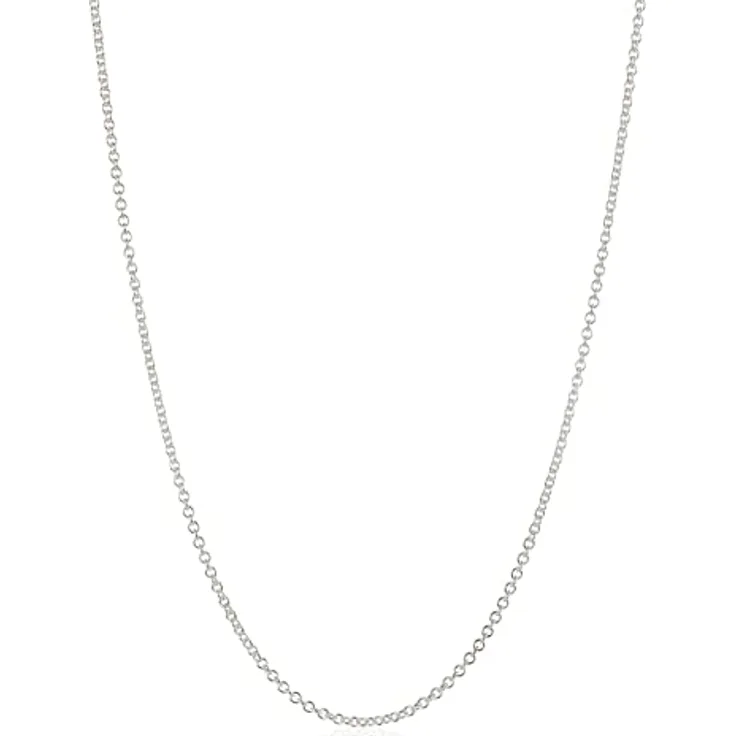 THOMAS SABO Ankerkette 925 Sterling Silber KE1105-001-12-L50V, hochwertige Damen-Halskette mit Karabinerverschluss, ideal für Charm-Armbänder und Anhänger