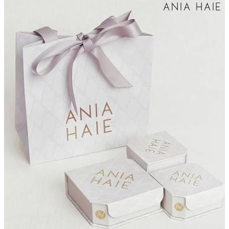 ANIA HAIE TIDE ECHO Damen Halskette, 925 Sterling Silber mit Halbmond-Anhänger und 66 Zirkonia, Länge: 66 cm, inkl. Geschenkverpackung – Bild 3