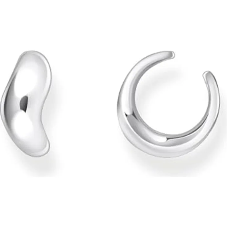Thomas Sabo Damen-Ohrclip 925er Silber, eleganter Schmuck aus 925er Silber, One Size
