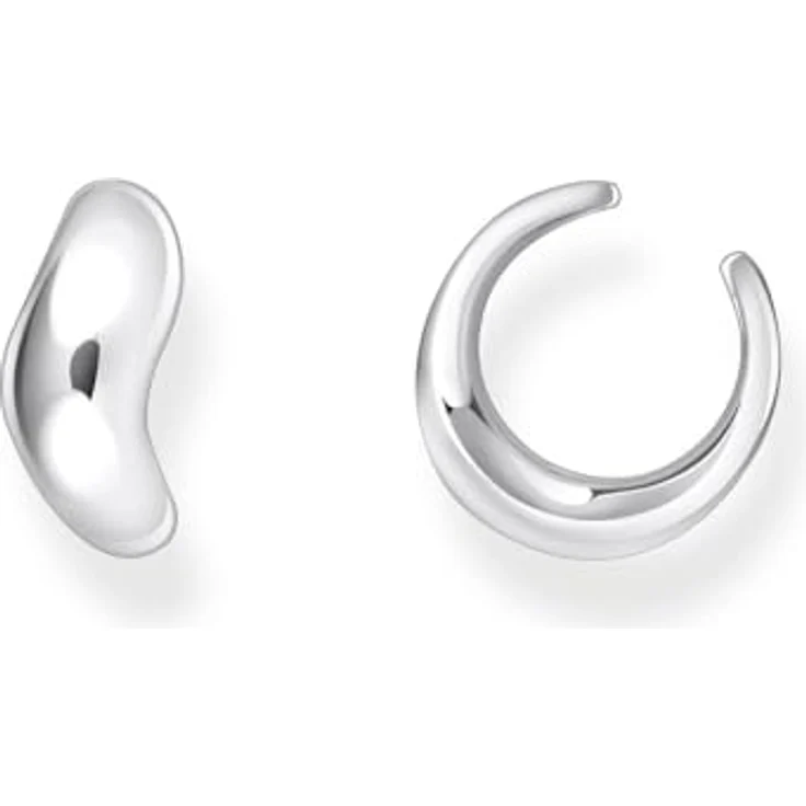 Thomas Sabo Damen-Ohrclip 925er Silber, eleganter Schmuck aus 925er Silber, One Size
