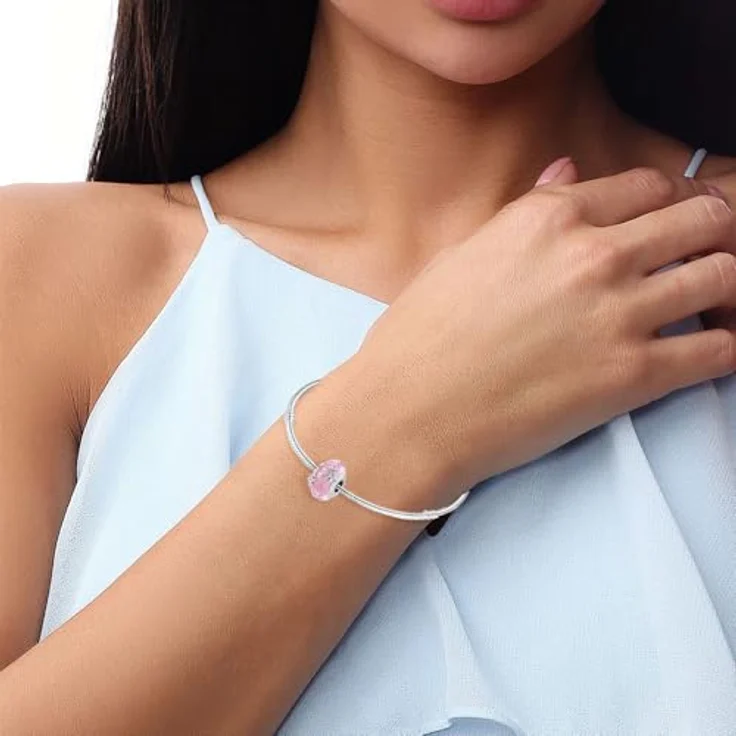 ChenYuTe 925 Sterling Silber Charms für Armbänder, Anhänger mit 4,6 mm Loch, kompatibel mit Pandora Armbändern, für Frauen – Bild 4
