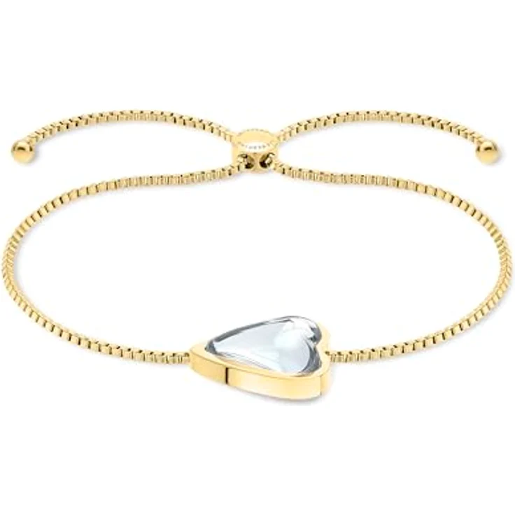 Liebeskind Berlin Damen Armband LJ-1737-B-23, Edelstahl IP Gold, 24 cm mit Slider-Verschluss – Bild 1