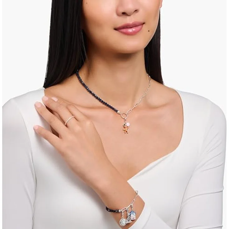 THOMAS SABO Charm-Einhänger Lebkuchenmännchen mit Zirkonia, detailreich gestaltet in bunten Kaltemaille-Farben – Bild 2