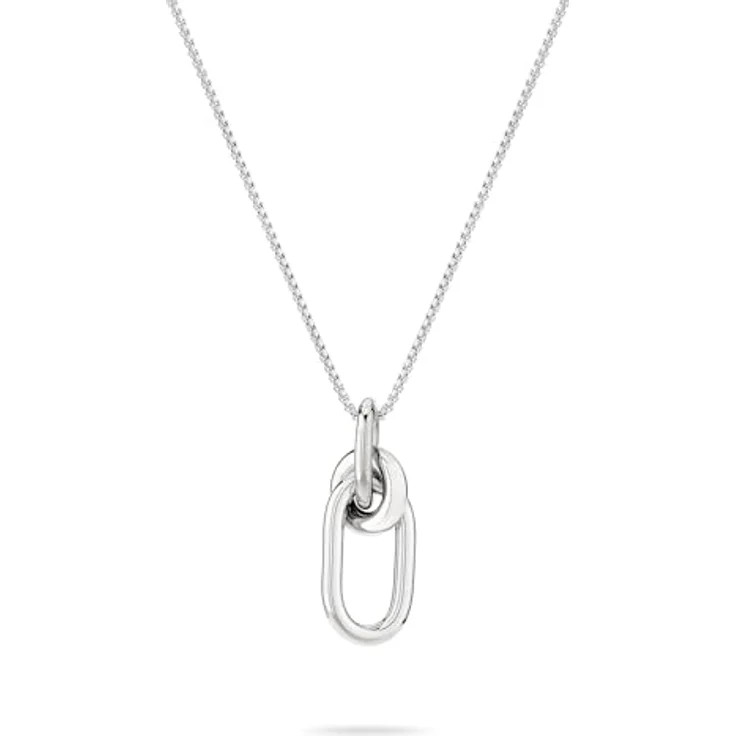 Liebeskind Berlin LJ-1502-N-45, Halskette aus Edelstahl, 45 cm, silber, Venezianerkette mit Karabinerverschluss – Bild 1