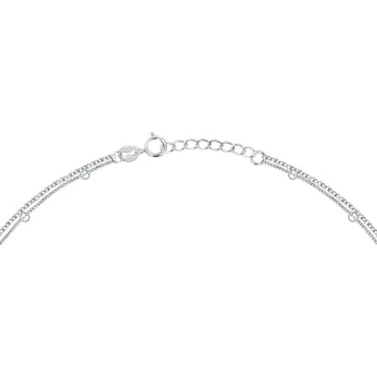 CHRIST Damen-Kette 925er Silber, recycelter Zirkonia, One Size, Silber – Bild 4