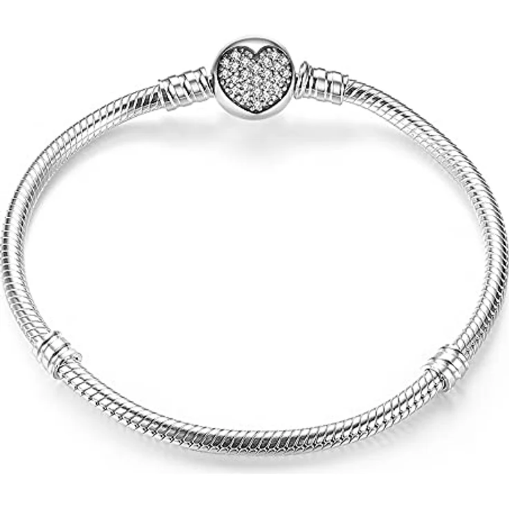 Pandach Damen Armband 925 Sterling Silber, Schlangen-Gliederarmband für sensitive Haut, perfektes Geschenk für Valentinstag, Muttertag und Geburtstage – Bild 2