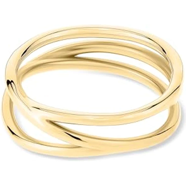 Liebeskind Berlin Ring LJ-1625-R-58, Edelstahl in IP Gold, Größe 58 cm, zeitloses Design – Bild 2
