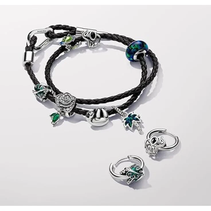 PANDORA Moments Hängendes Faultier Charm, Sterling Silber mit Emaille-Details, gravierte Botschaft „Good things take time“, kompatibel mit Moments Armbändern, 793331C01 – Bild 5