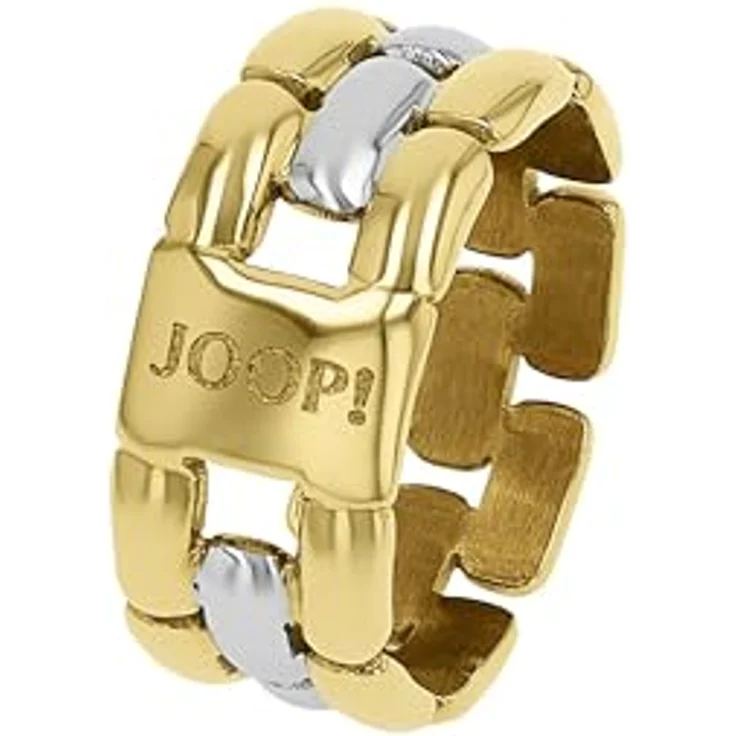 JOOP! Damenring, Edelstahl Bicolor, 9 mm Breite, eleganter Schmuck in Geschenkbox – Bild 4