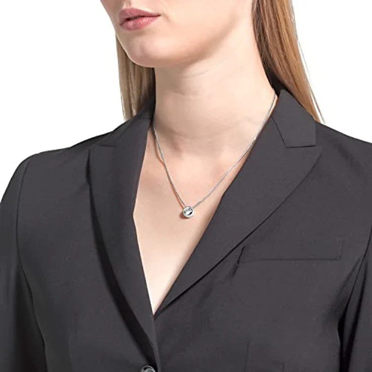 JOOP! Damen-Halskette 925 Sterling Silber mit Zirkonia, 42+3 cm, inklusive Schmuck Geschenkbox – Bild 4
