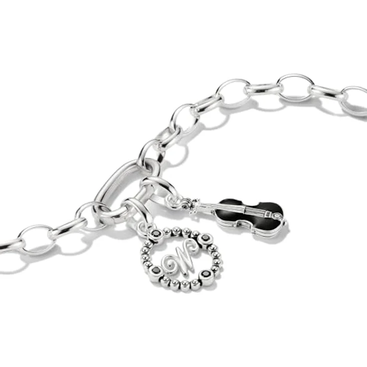 THOMAS SABO Connect Charm-Anhänger Wednesday W, 925 Sterling Silber, mystisches Design aus der offiziellen Kollektion – Bild 4