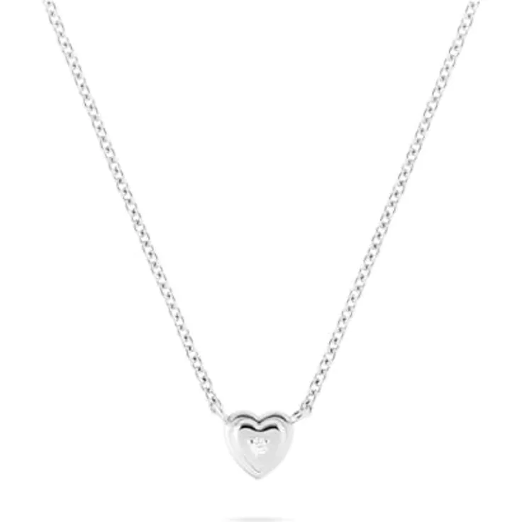 Guido Maria Kretschmer Damen-Halskette 925er Silber mit Zirkonia, One Size, Silber 32030292