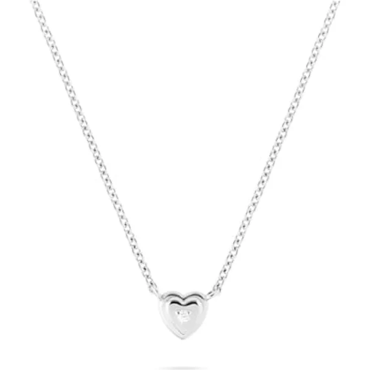 Guido Maria Kretschmer Damen-Halskette 925er Silber mit Zirkonia, One Size, Silber 32030292 – Bild 1