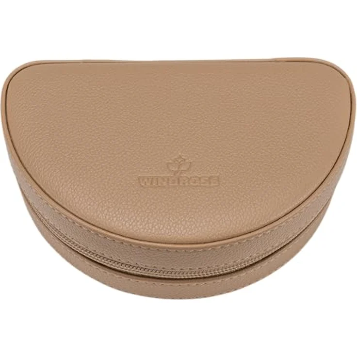 Windrose Kleines RV-Schmucketui Marvella, elegantes Accessoire in camel aus hochwertiger Lederoptik – Bild 5