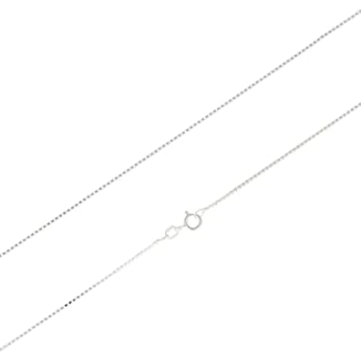 FAVS Damen-Halskette 925er Silber, Collier aus 925er Silber, 45 cm Länge, 1,2 mm Stärke, Geschenkbox – Bild 2