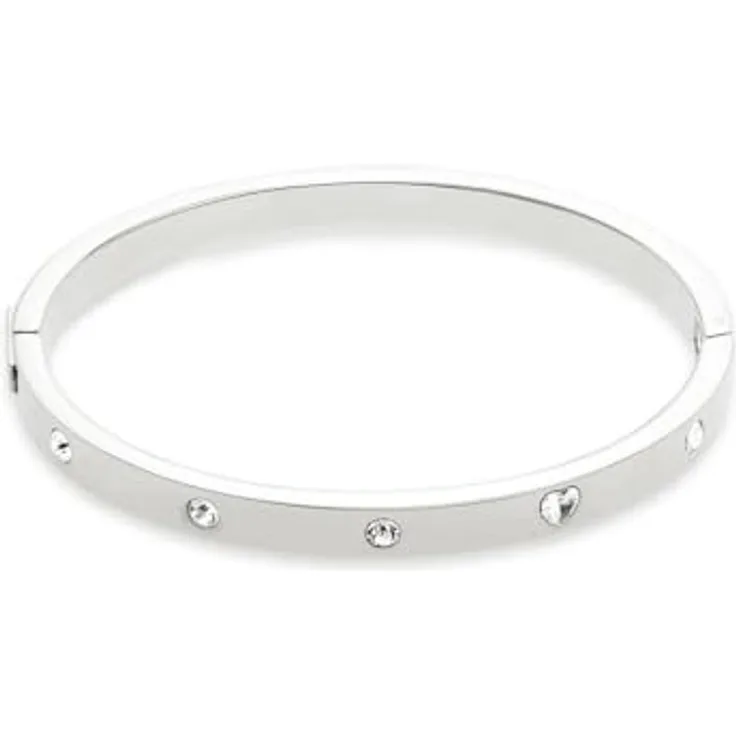 Guido Maria Kretschmer Damen-Armreif Edelstahl mit Zirkon, One Size