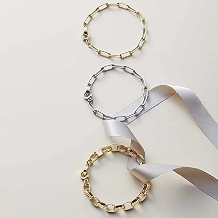 JEWELS BY LEONARDO Estrella Armband aus goldfarbenem Edelstahl, Chunky-Design, 19 cm, Allergikerfreundlich, Geschenk für Damen – Bild 4
