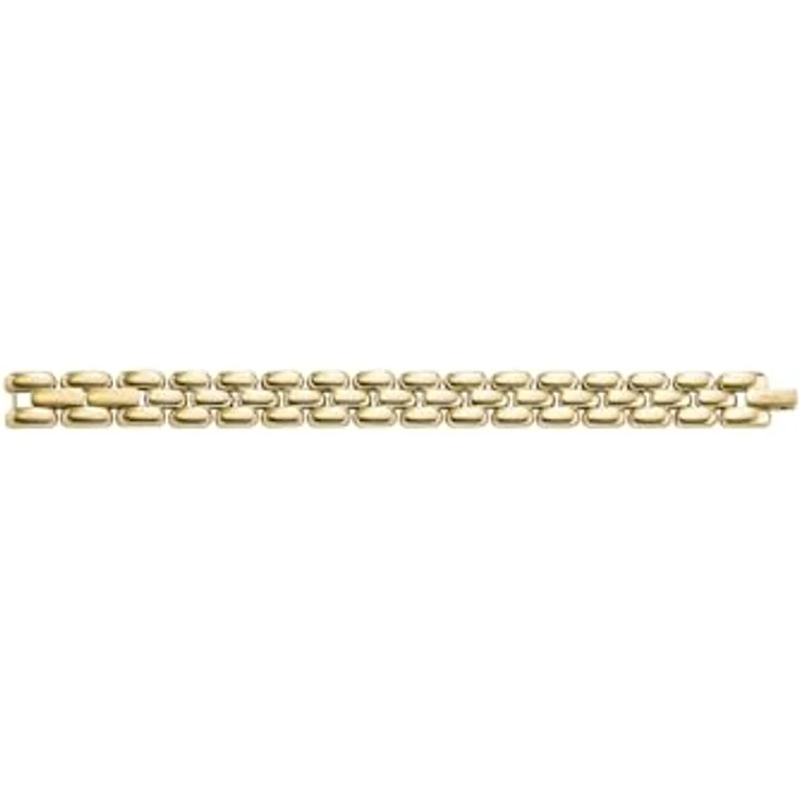 Fossil Herrenarmband aus Edelstahl, goldfarben mit Faltverschluss und poliertem Finish – Bild 5