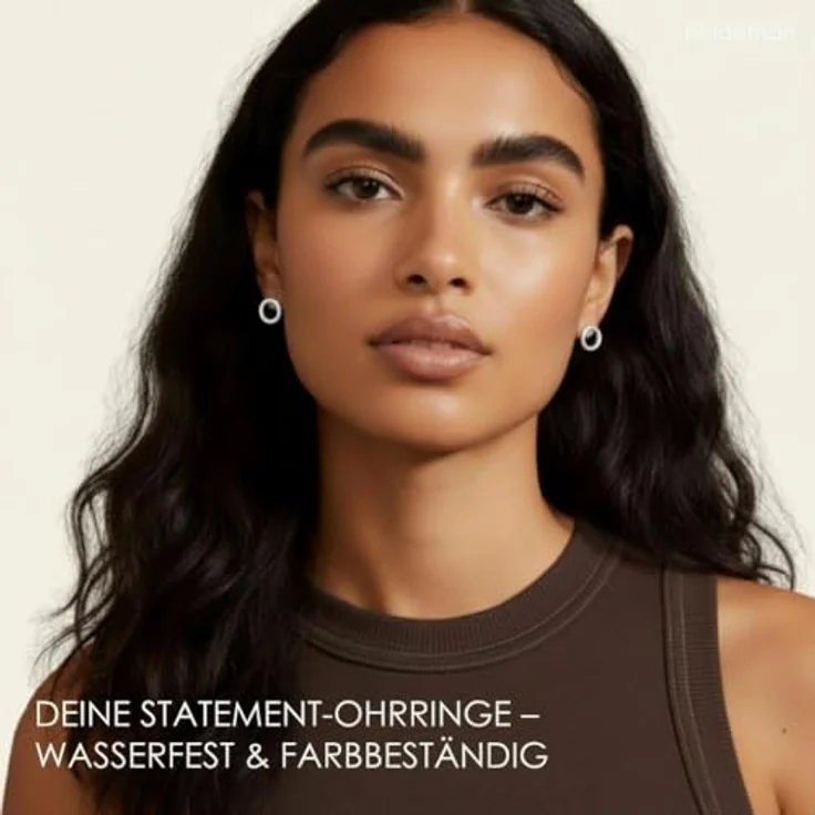 Heideman Ohrringe Damen Edelstahl Ohrstecker, zeitlos matt-silber, hypoallergen & nickelfrei, elegant für jeden Anlass – Bild 3