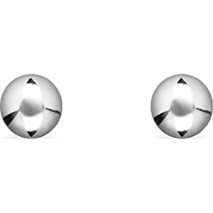 FAVS Damen-Ohrstecker 925er Silber, klassisches Design, 0,4 cm, Geschenkbox – Bild 2