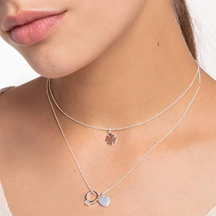 THOMAS SABO Elegante Symbol-Halskette aus 925er Sterlingsilber, vielseitig kombinierbar in Gold, Silber oder Rosegold – Bild 2