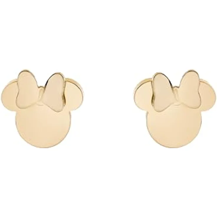 Disney Ohrstecker E600180YL-B-CS, Klassische Ohrringe mit elegantem Design, gelb