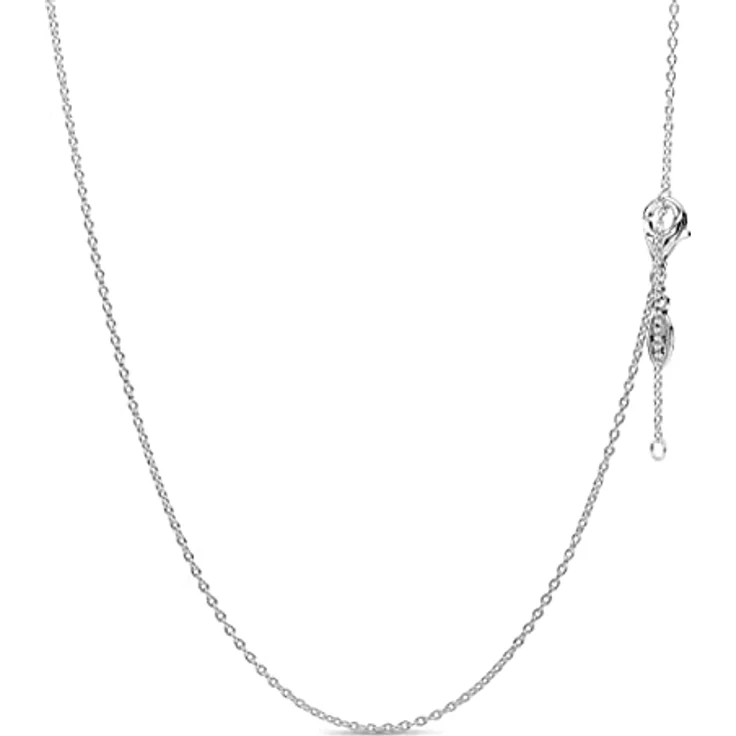 PANDORA Damen-Erbskette, Silberkette 925, 45 cm, Modell 590515-45 – Bild 2
