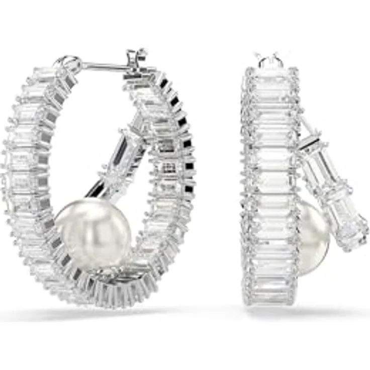 Swarovski Creolen Ariana Grande Capsule 5720868, elegante Ohrringe mit charakteristischem Design