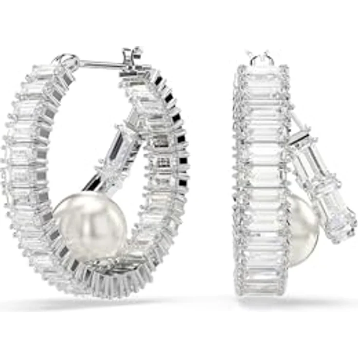 Swarovski Creolen Ariana Grande Capsule 5720868, elegante Ohrringe mit charakteristischem Design – Bild 1