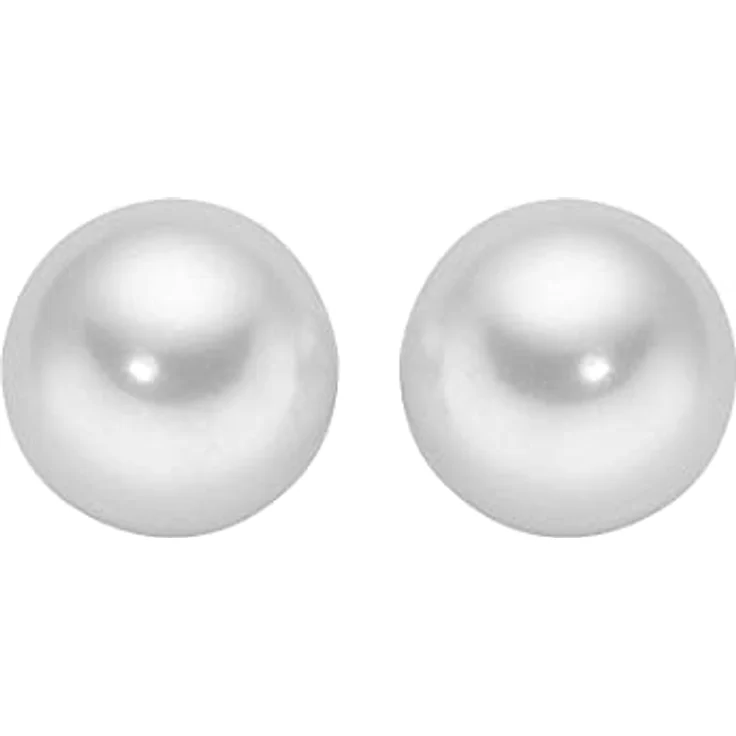 FAVS Damen-Ohrstecker 925er Silber rhodiniert mit Süßwasserperle, Durchmesser ca. 6 mm – Bild 1