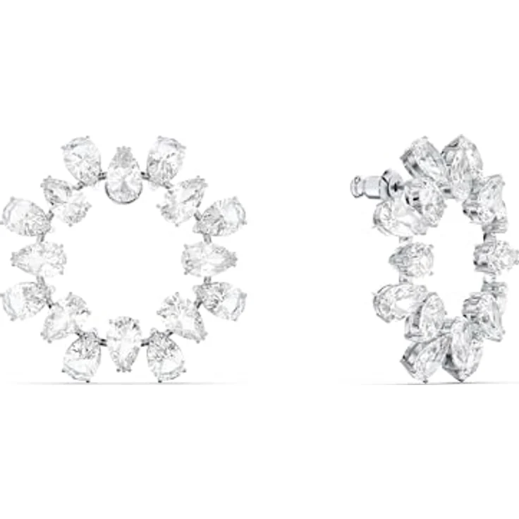 Swarovski Ohrstecker Matrix Pear 5601509, Silber mit Swarovski-Kristall, elegantes Design für jeden Tag – Bild 3
