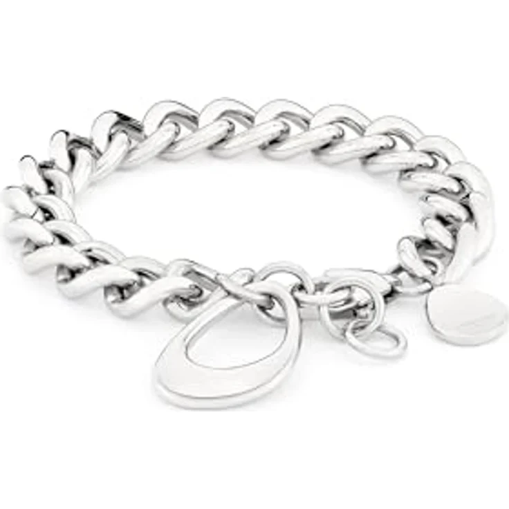 LIEBESKIND Armband LJ-1430-B-21, Edelstahl in silber, 21 cm mit Karabinerverschluss – Bild 1