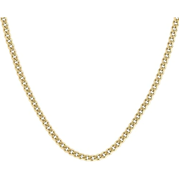 BOSS Jewelry Gliederhalskette für Herren, Edelstahl mit goldgelber IP-Beschichtung, 61 cm, magnetischer Verschluss, graviertes Logo – Bild 2