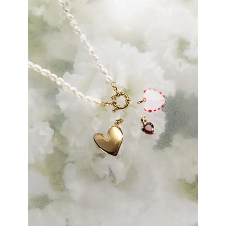 Purelei True Love Charm Anhänger – Zeitloser Kettenanhänger aus Edelstahl, 18K vergoldet oder roségold, Symbol der Liebe & Verbundenheit, filigraner Schmuck für Damen, 20 x 21 mm – Bild 5