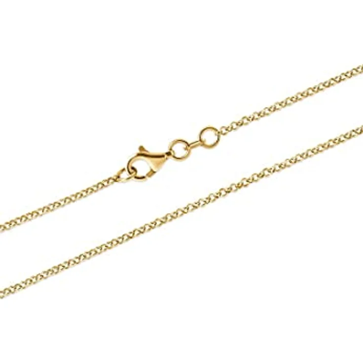 FAVS Damen-Halskette 925er Silber, Collier mit 45 cm Länge und 1,2 cm Anhänger – Bild 3