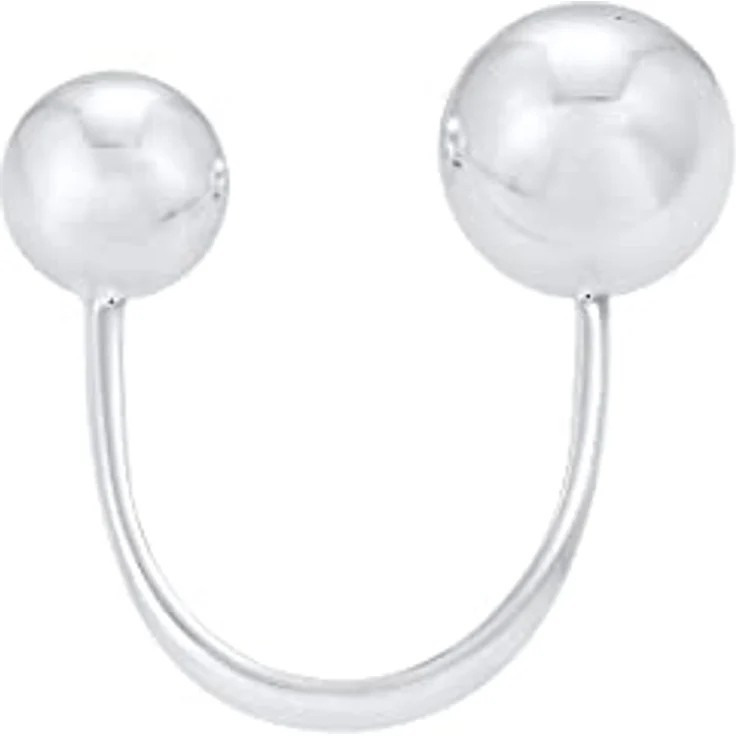 Elli Fingerring Statement Kugeln, 925er Silber, verstellbar von Größe 52-58 – Bild 3