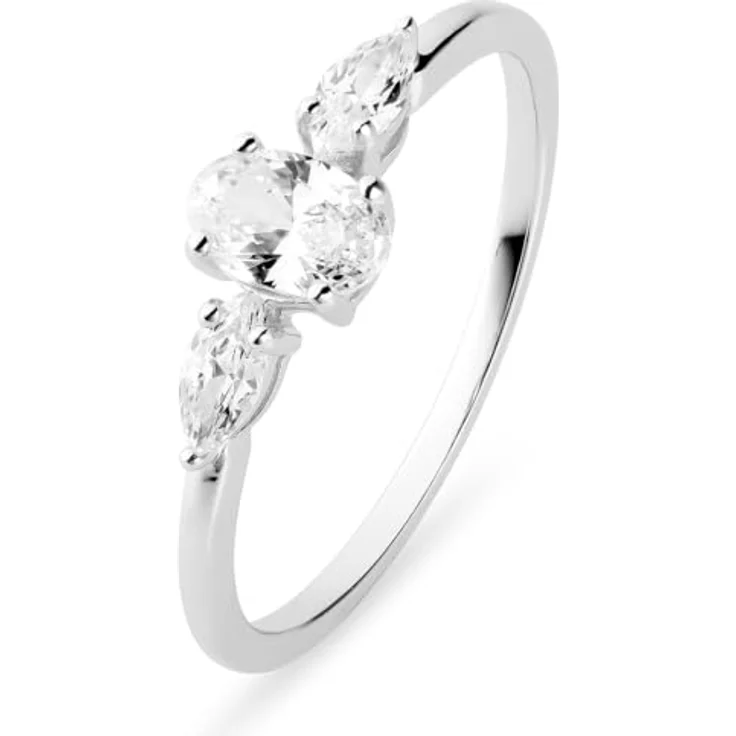 CHRIST Ring 89215311, eleganter Edelstahlring mit modernem Design – Bild 1