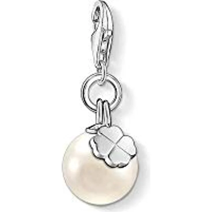 Thomas Sabo Clasp Charm 925 Sterlingsilber 1461-082-14, Eleganter Anhänger mit Karabinerhaken für Bettelarmbänder und Ketten – Bild 1