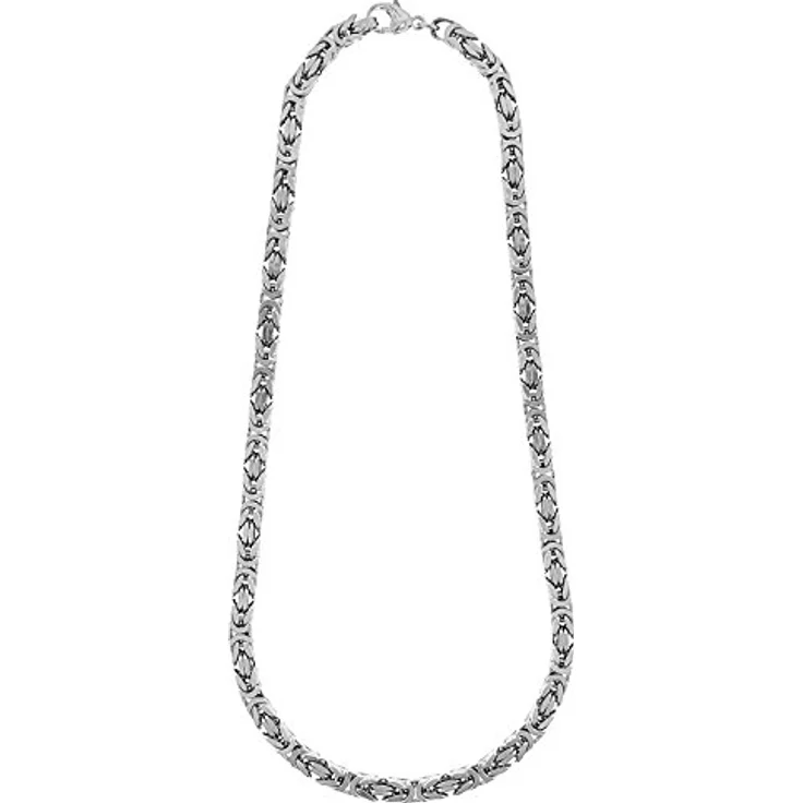 trendor Halskette für Männer 925 Sterlingsilber Königskette 4,7 mm, 50 cm mit Karabiner-Verschluss, poliert, Made in Germany – Bild 4