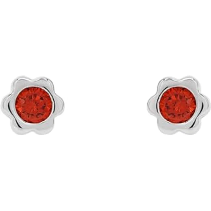 Prinzessin Lillifee Paar Ohrstecker Blume, 925 Sterling Silber mit Zirkonia, ca. 4 mm – Bild 5