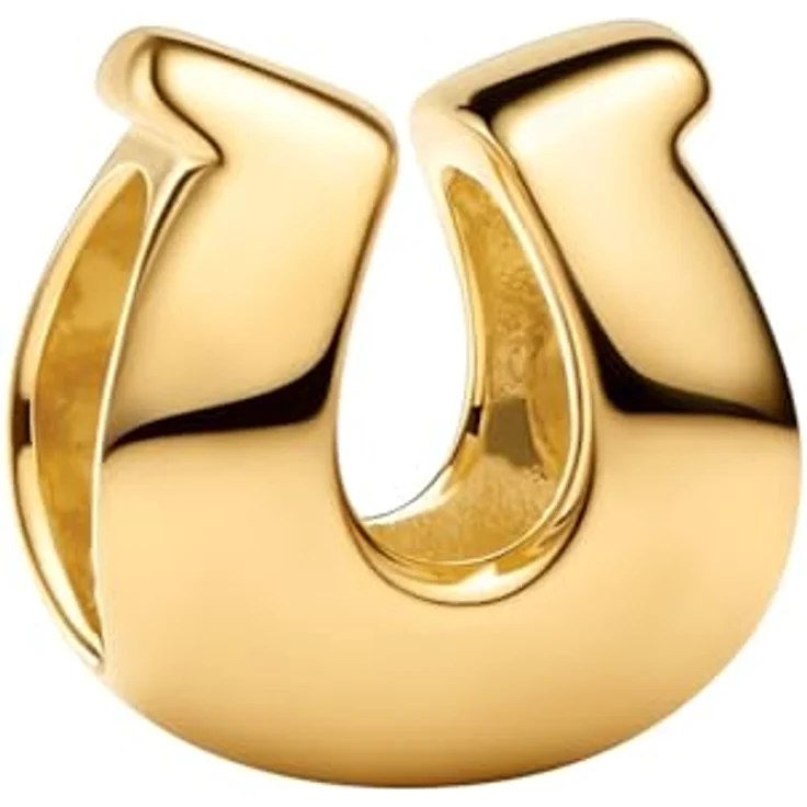 PANDORA Goldfarbener Charm Hufeisen Mini 764517C00, Bead im Hufeisen-Design