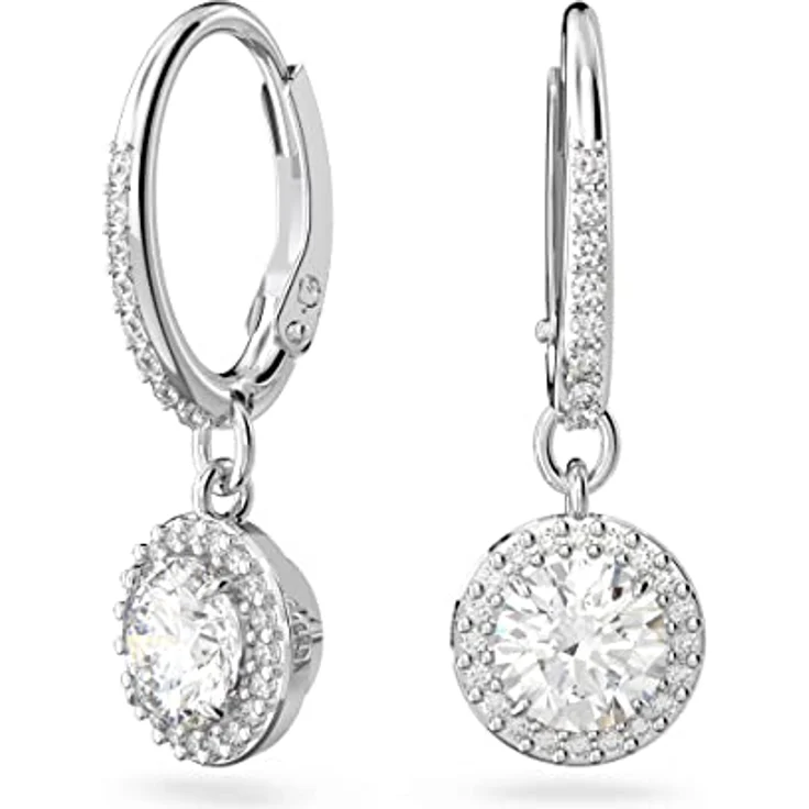 Swarovski Constella Kristallschmuck-Kollektion, Halskette, Ohrringe und Armband, transparent, Messing, Cubic Zirkonia, One Size – Bild 1