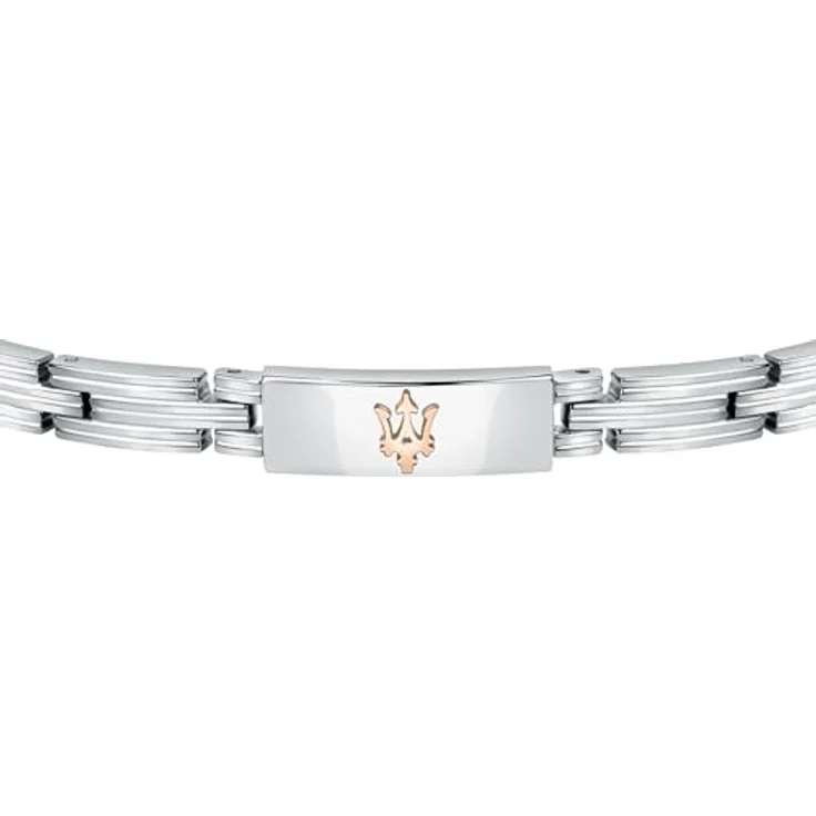 Maserati Jewels Herren Armband, Edelstahl mit Rosegold PVD, 22cm, Clipverschluss - JM121ATK12 – Bild 2