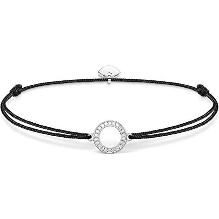 THOMAS SABO Damen Armband Little Secret Kreis Zirkonia 925 Sterling Silber, elegantes Design, individuelle Geschenkidee