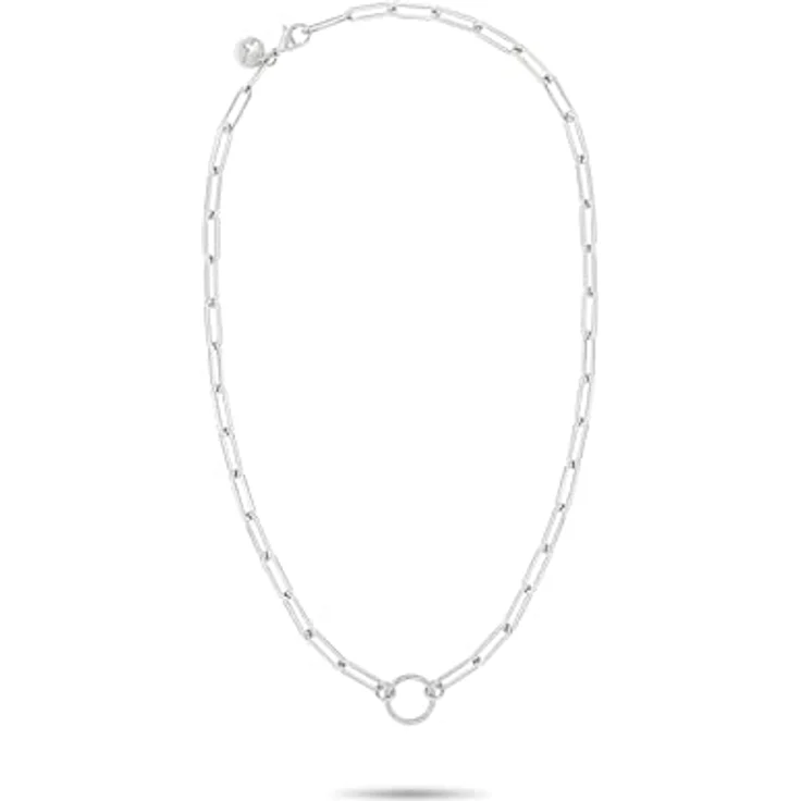 Tamaris Damen Halskette TJ-0677-N-45, Edelstahl poliert in Silber, 45 cm mit Karabinerverschluss – Bild 2