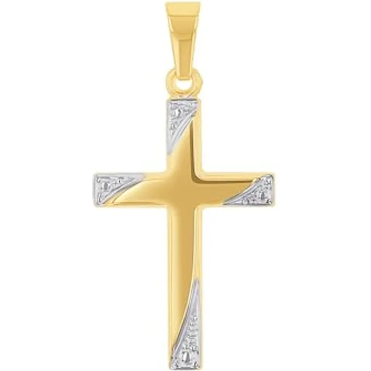 Amor Herzanhänger, 375 Gold, Glücksanhänger aus der Lucky Charms Kollektion, Made in Germany