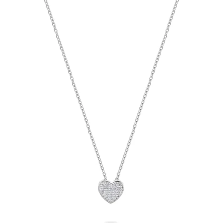 CHRIST Damen-Halskette 925er Silber, recycelte Zirkonia, One Size, Silber 32029712 – Bild 1
