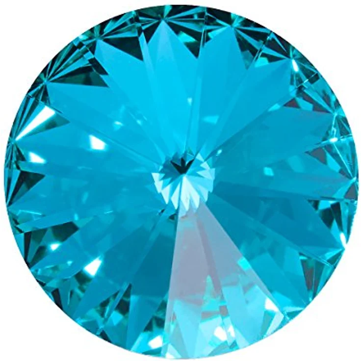 Heideman Damenring coma 14, polierter Edelstahlring mit Zirkonia und Aquamarin-Kristallen, Größe 64, Made in Germany – Bild 5